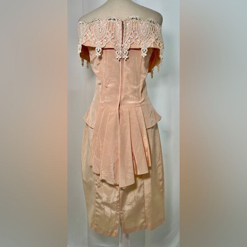 VINTAGE 90s Scott McClintock DRESS 10 - Picture 5 of 7